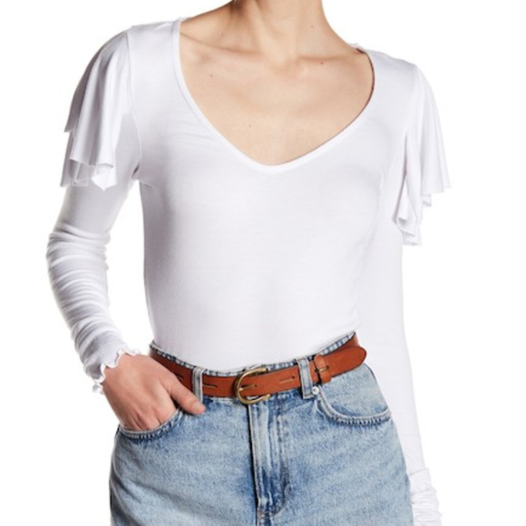 Free People Tops - Free People On Rewind Ruffle Top